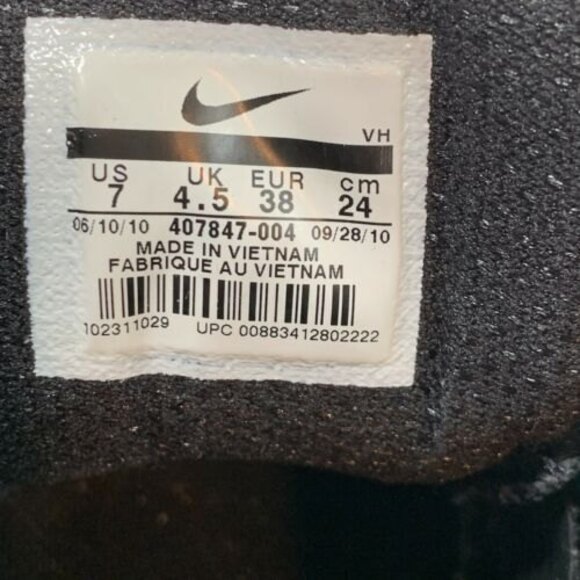 Nike Women’s Size 7 Dual Fusion X 407847-004 Black Running Shoes - Picture 8 of 11